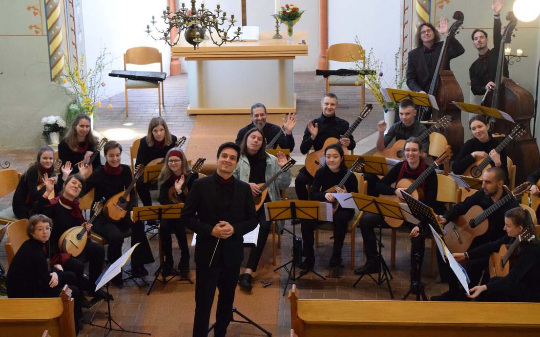 The Brandenburg/Berlin state youth plucked string orchestra.