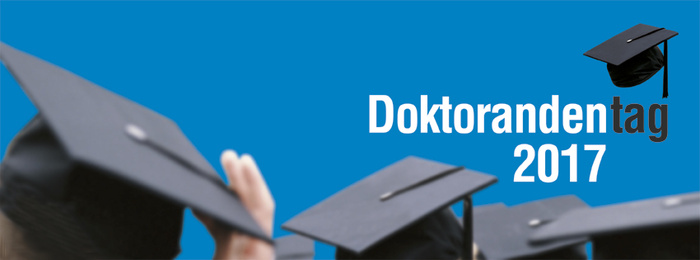 Banner des Doktorandentages.