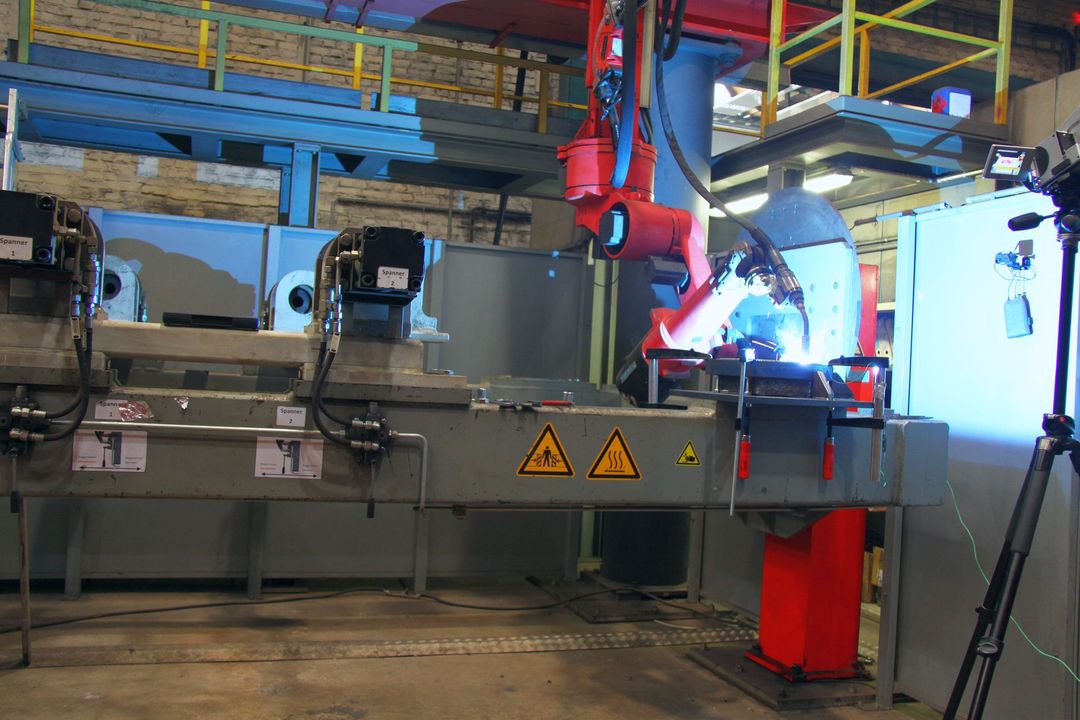 Facility for Wire Arc Additive Manufacturing, or WAAM, one of two welding processes used under MCR | Metal Print, Photo: LEAG