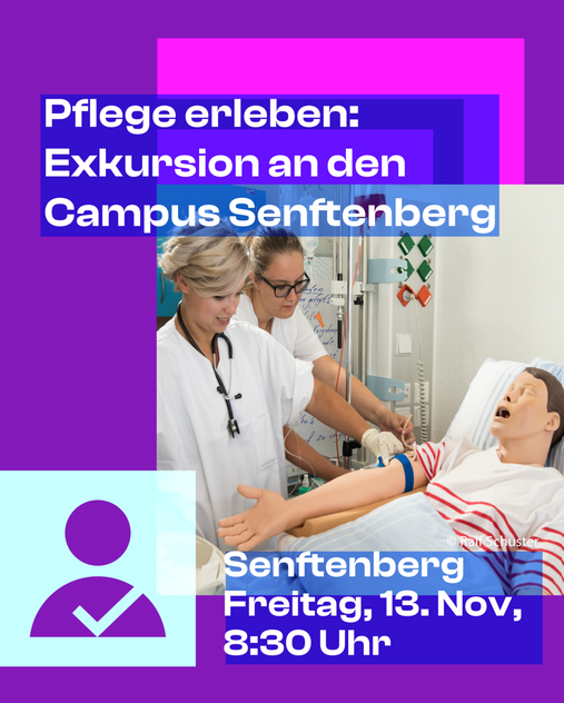 Flyer"Exkursion an den Campus Senfteberg" im Wissenschaftjahr 2026