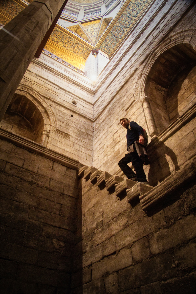 Nilometer in Cairo, Egypt 