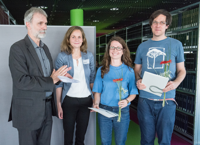 Foto der Gewinner des Award "Digitale Lehre 2017"