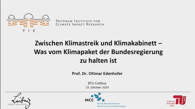 Herausforderungen in der gegenwärtigen Klimapolitik